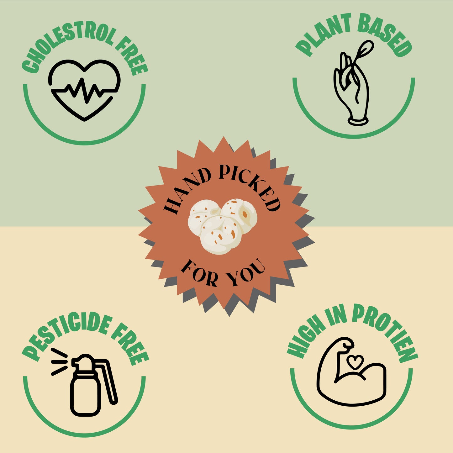 Hacks™ Jumbo Phool Makhana 100g